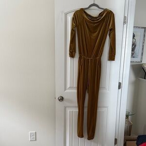 Elegant Gold Jumpsuit
